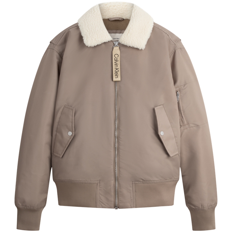 Calvin Klein Пуховик мужской землянисто-коричневый, PAV-Earth Brown — фото 3