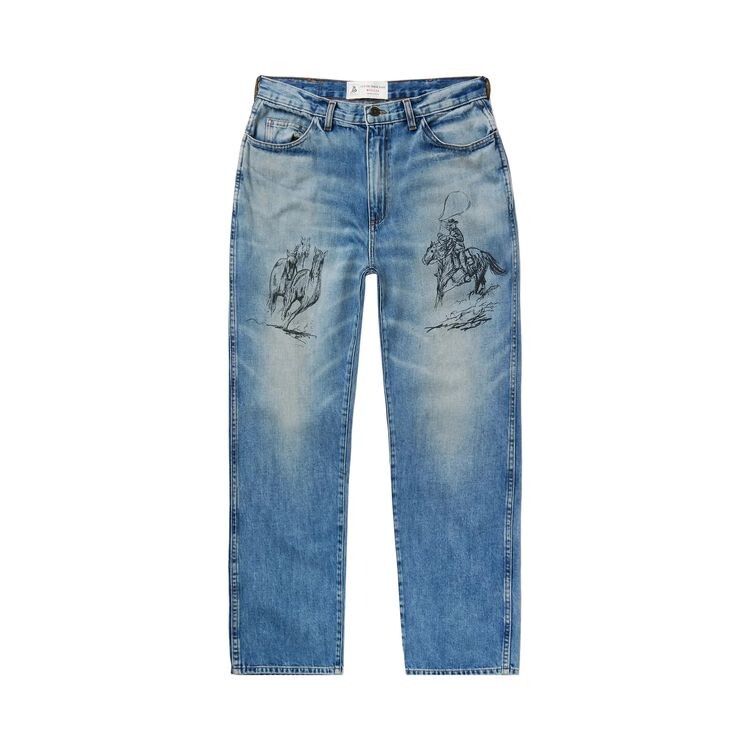 

Джинсы One Of These Days Better Days Straight Leg Jeans Washed Denim, синий