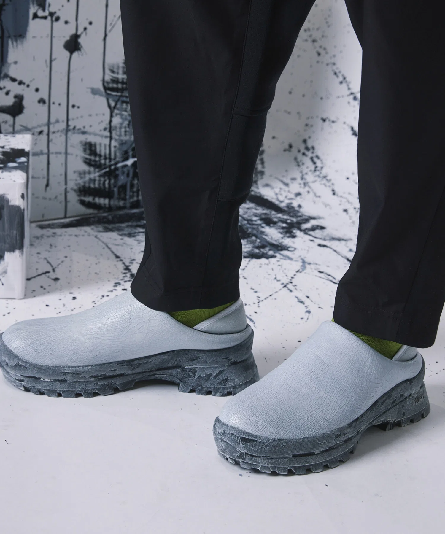Мужские кроссовки MAISON SPECIAL Vibram Sole Slip-Ons Type Sneaker — фото 2