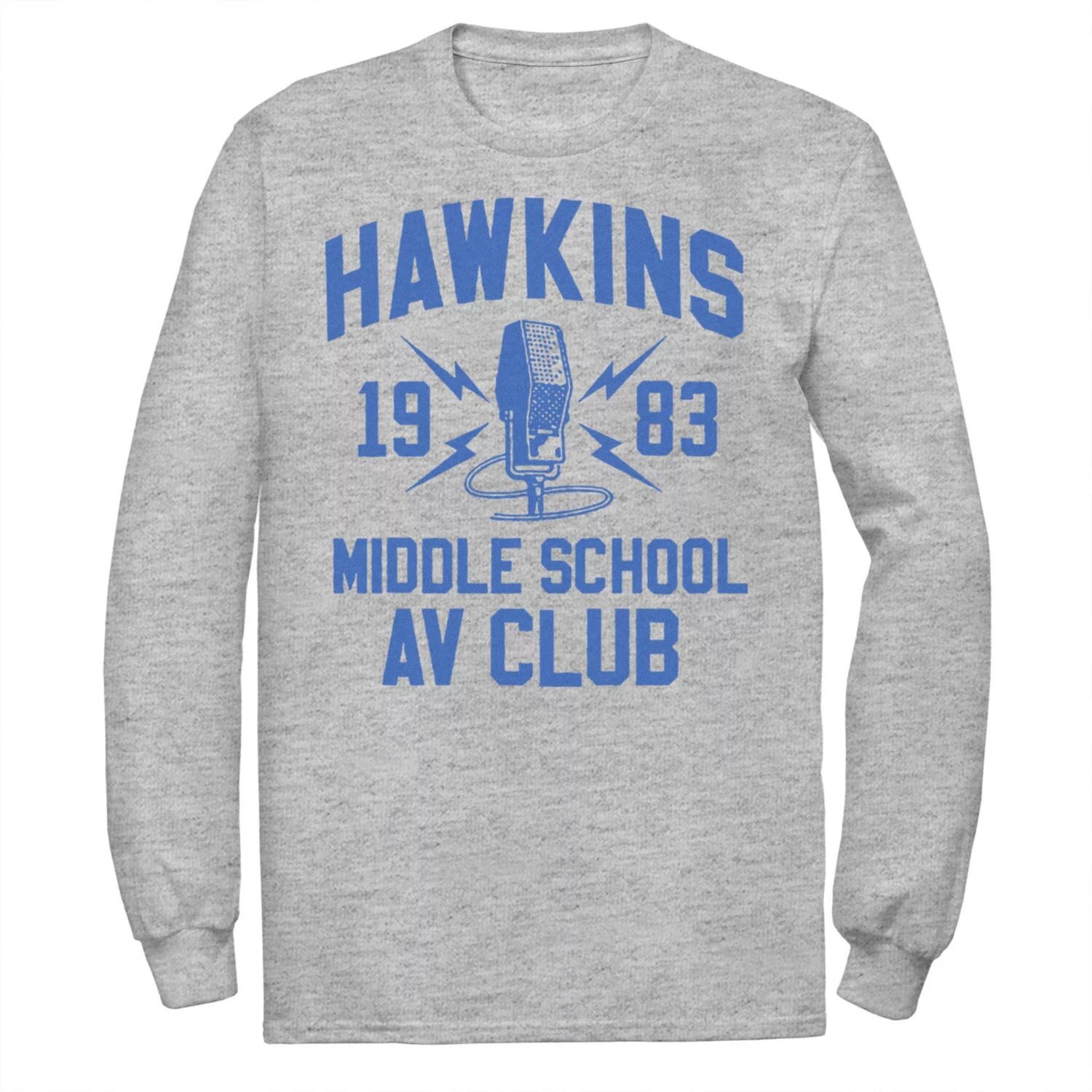 

Мужская футболка «Очень странные дела» Hawkins Middle School AV Club 1983 Licensed Character