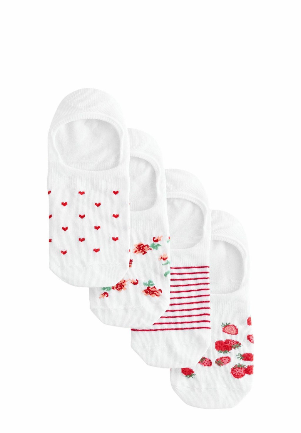 

Носки для тренировок INVISIBLE 4 PACK Next, красный