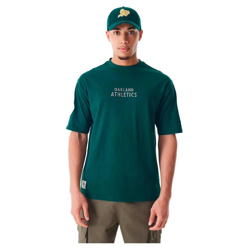 

Футболка New Era MLB Tartan Oversized Oakland Athletics, зеленый