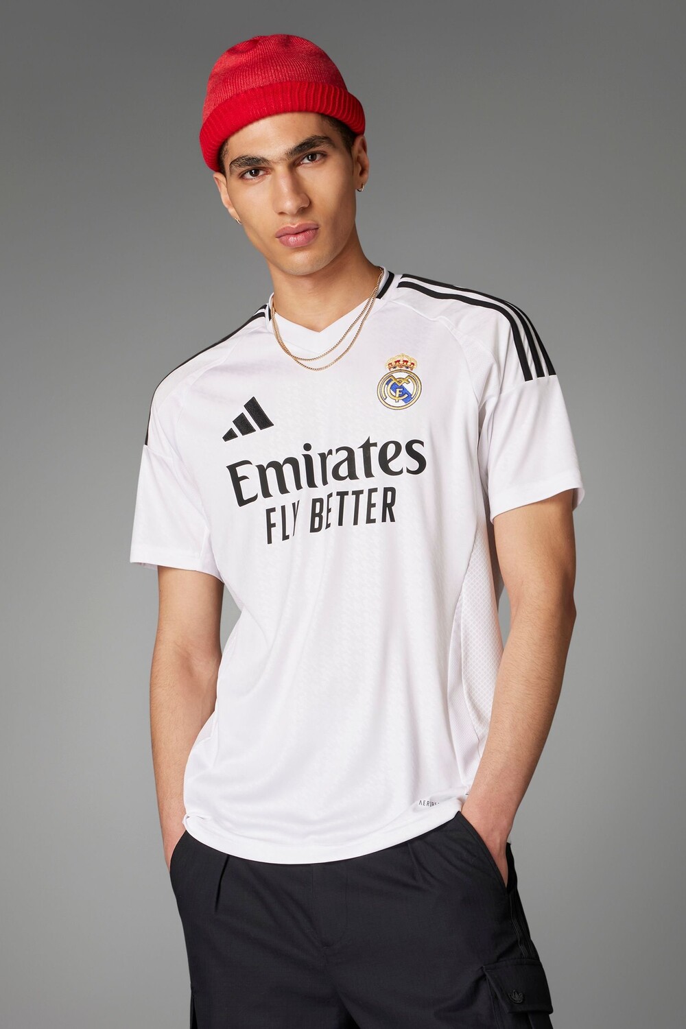

Домашняя футболка Real Madrid 24/25 Adidas, белый