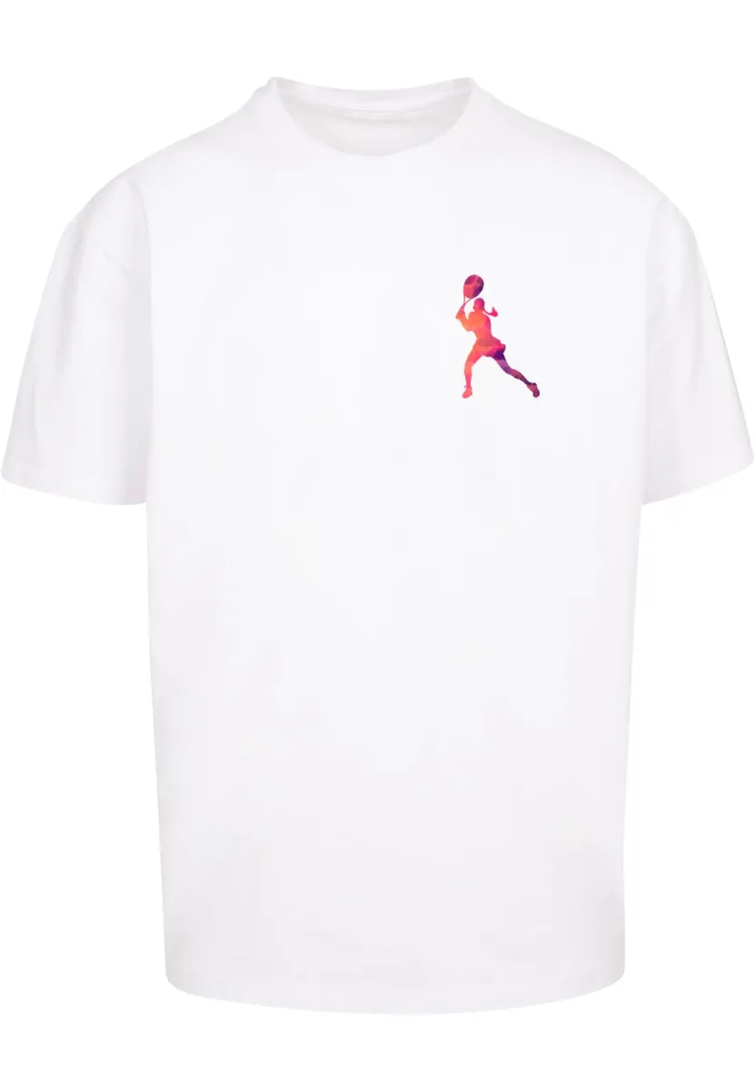 

Футболка Merchcode " Merchcode Мужская теннисная футболка с женским силуэтом – футболка большого размера ", белый