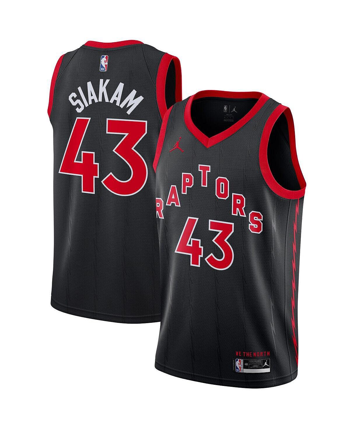 

Мужская черная футболка бренда Pascal Siakam Toronto Raptors 2020/21 Swingman — Statement Edition Jordan, Черный, Мужская черная футболка бренда Pascal Siakam Toronto Raptors 2020/21 Swingman — Statement Edition Jordan
