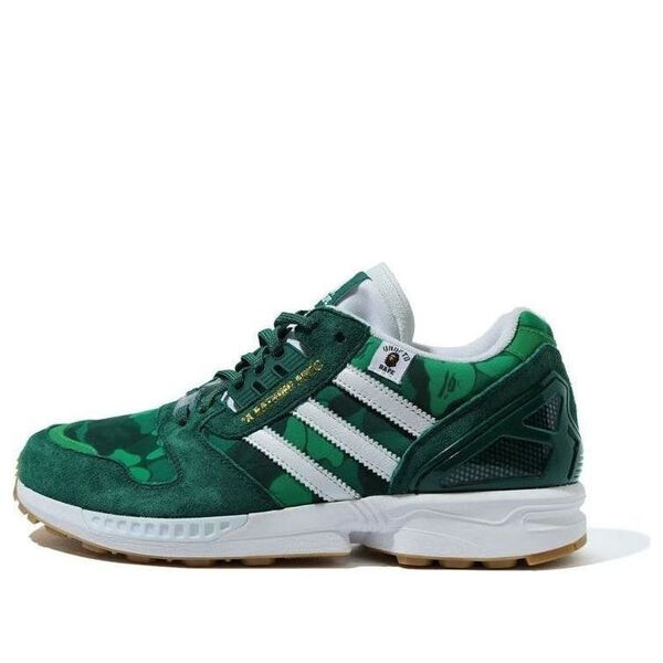 

Кроссовки xa bathing ape x undefeated zx 8000 Adidas, зеленый