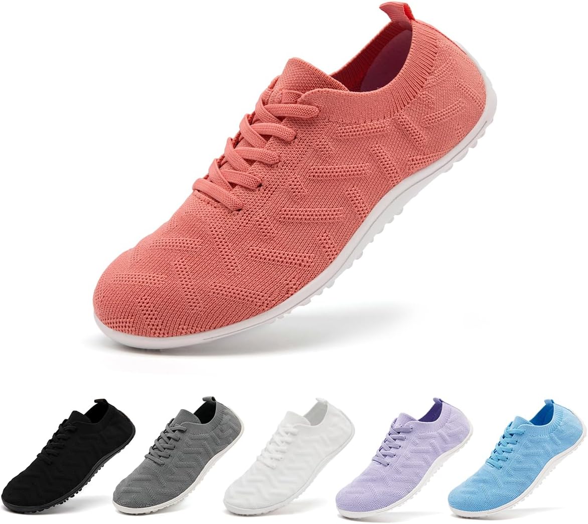 

Женские и мужские кроссовки для ходьбы и тенниса, без шнурков, для бега, с противоскользящей подошвой, повседневные, для тренировок, спортивные, для фитнеса, модные, легкие, удобные и дышащие Gdebyz, красный