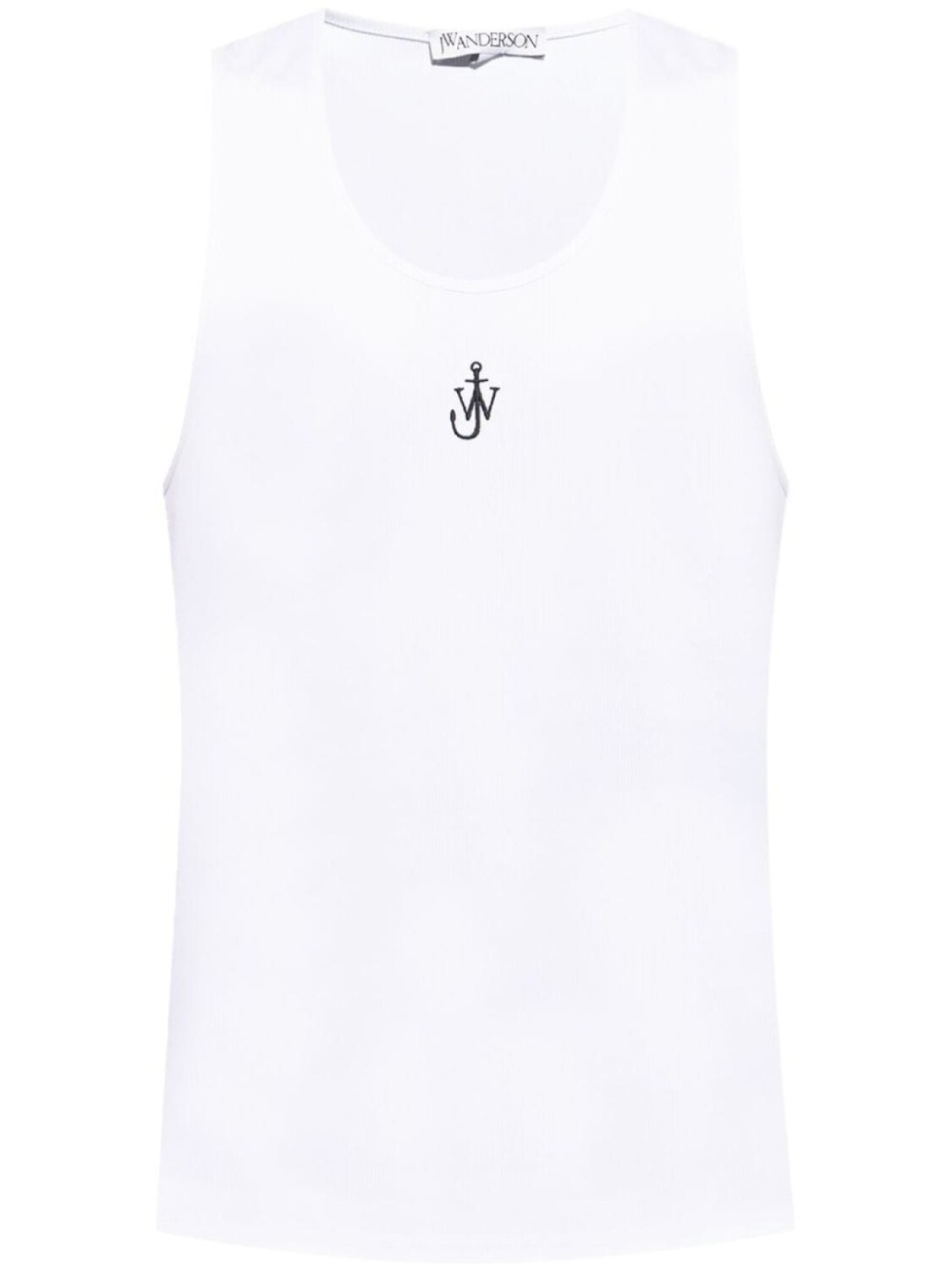 

JW Anderson майка из хлопка с логотипом якоря, белый