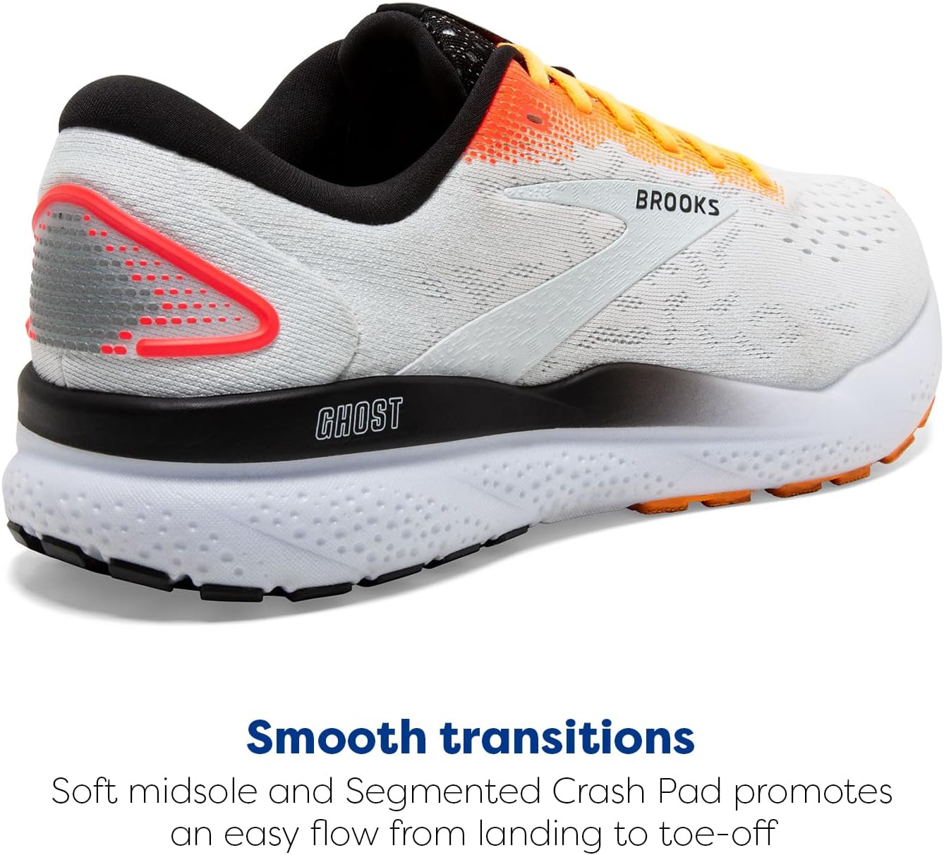 Мужские нейтральные беговые кроссовки Brooks Ghost 16, белый — фото 3