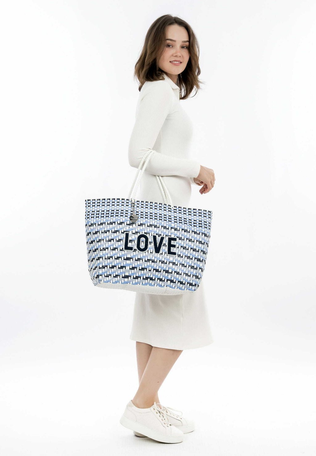 

Сумка-тоут SHOPPER Emily & Noah, синий