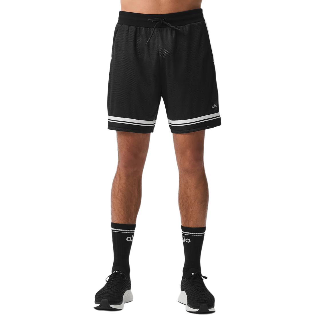 

Ключевые баскетбольные шорты мужские mesh Alo Yoga, черный