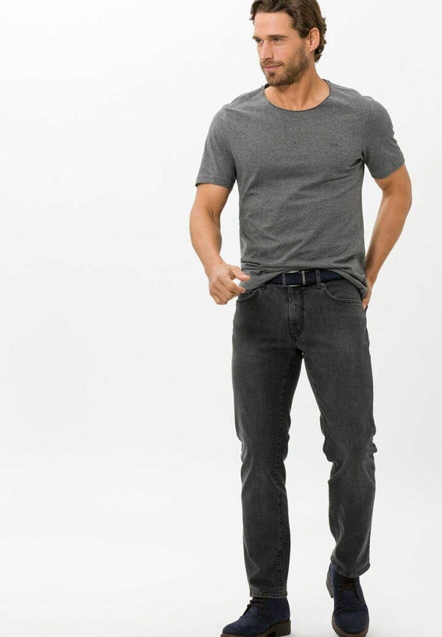 Джинсы Straight Leg STYLE CADIZ STRAIGHT FIT BRAX, цвет grey used — фото 2