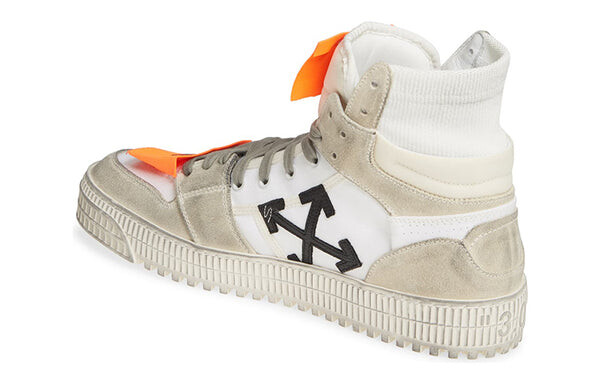 Кроссовки off c/o virgil abloh men's white off-court 3.0 sneakers Off-White, серый — фото 4