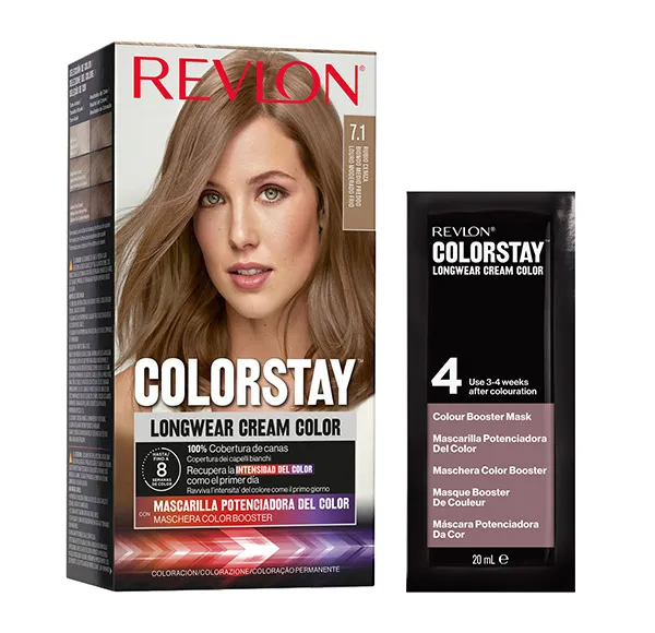 Стойкий стойкий цвет Colorstay Longwear Cream Color Revlon Professional, цвет rubio ceniza — фото 4