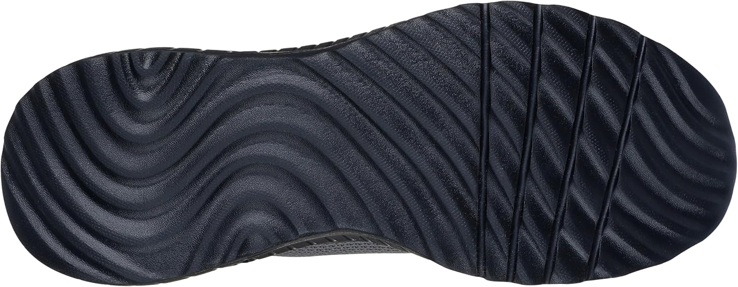 Мужские слипоны Skechers Bobs Squad Chaos - Solid Tour, темно-серый — фото 2