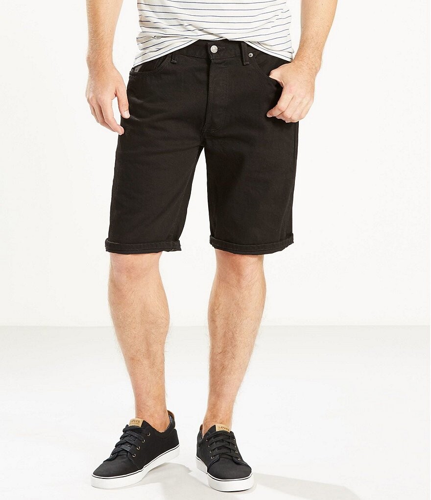 

Levi's 501 Original Fit 9Джинсовые шорты стрейч по внутреннему шву, черный