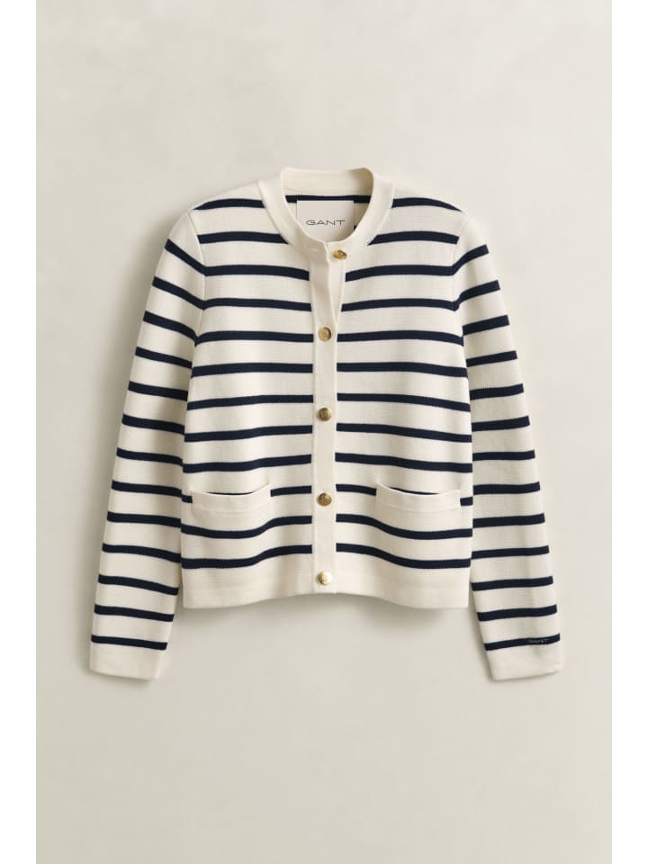 

Gant Хлопковый кардиган кремового цвета