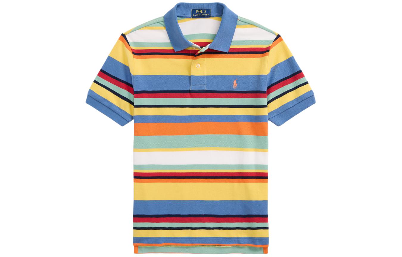 Футболка SS24 разноцветная детская Polo Ralph Lauren, мультиколор — фото 3
