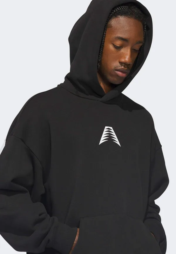 Толстовка с капюшоном anted Adidas Performance, Black — фото 4