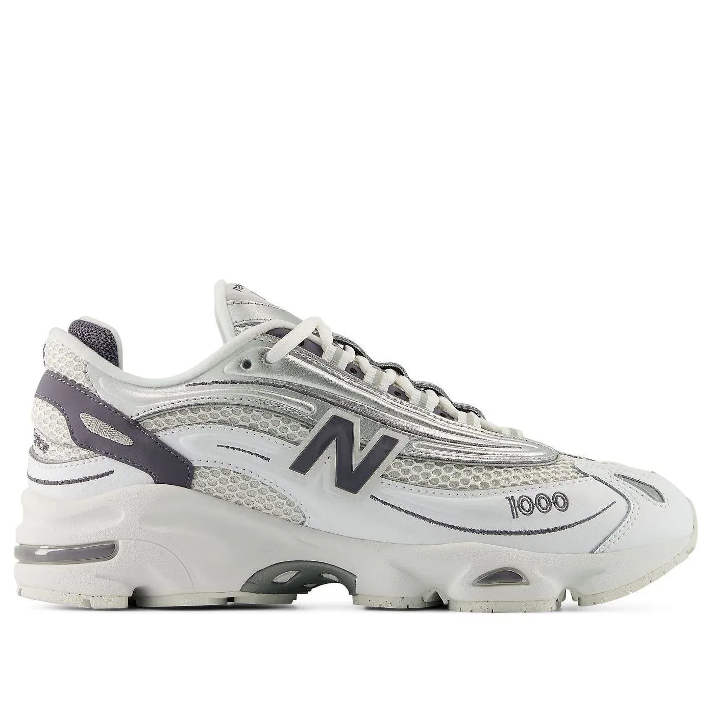 Кроссовки New Balance 1000 'White Grey Silver' U10008R2, белый — фото 2