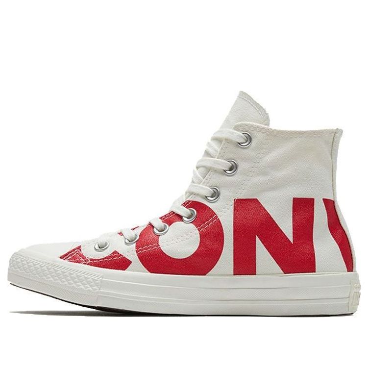

Кеды Converse Chuck Taylor All Star Hi Top LOGO 'White Red', красный
