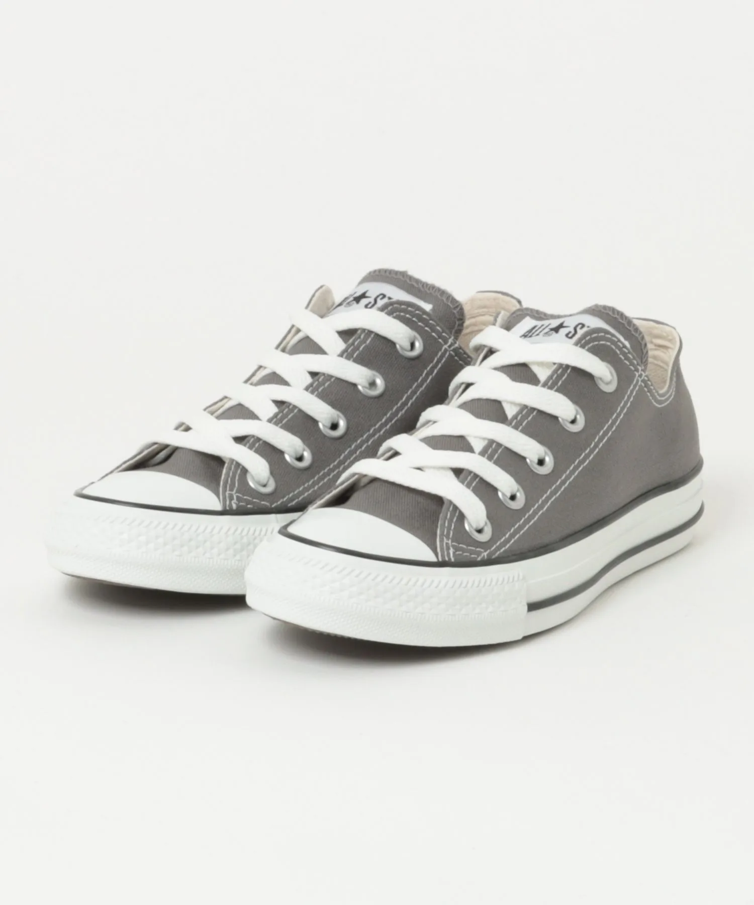 Мужские кеды из канваса CONVERSE ALL STAR OX CHARCOAL серые
