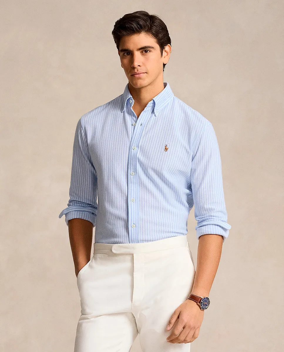 

Мужская рубашка Oxford Slim Fit Polo Ralph Lauren, голубой