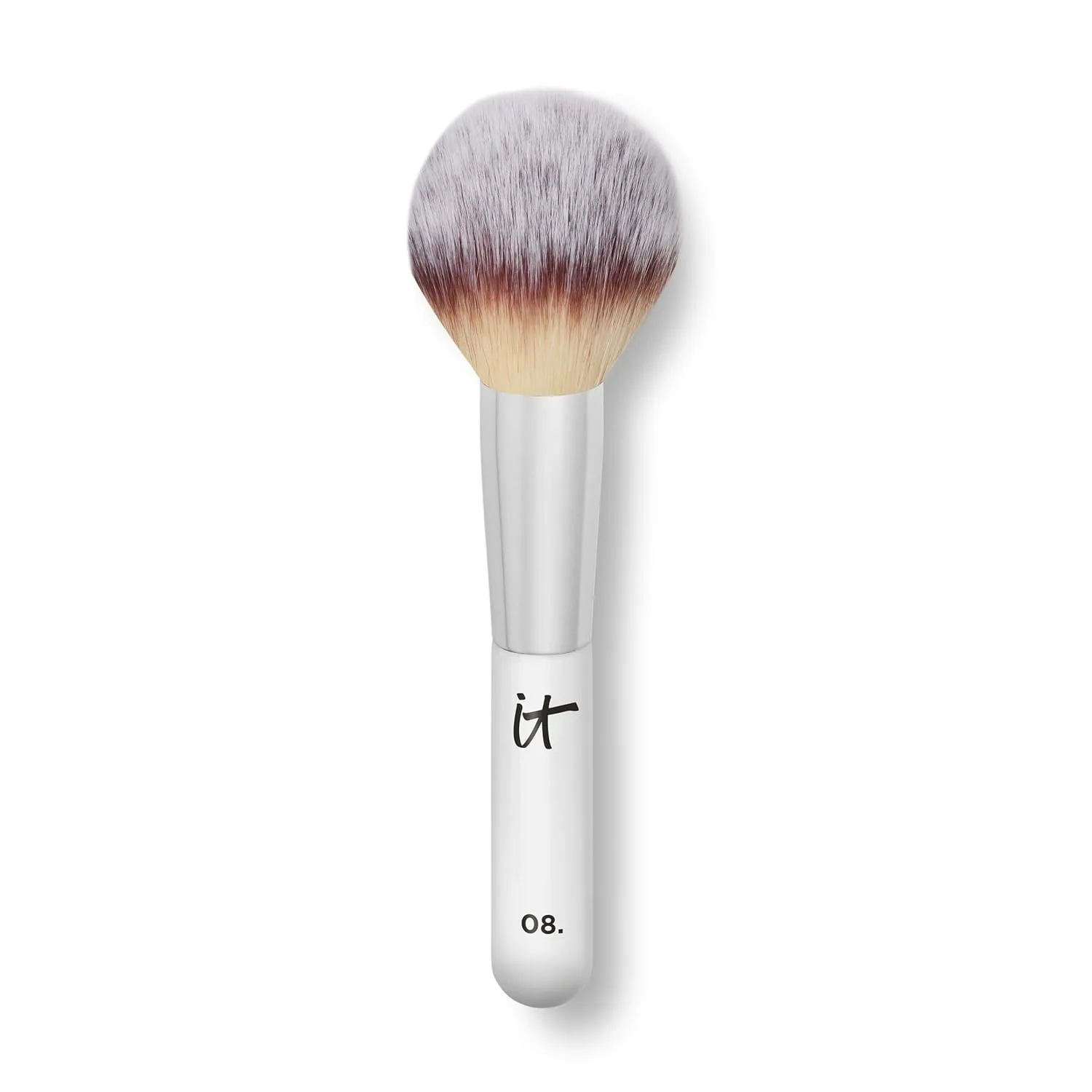 Кисть для пудры IT Cosmetics Heavenly Luxe Wand Ball Powder Brush #8 - для нанесения пудры и тональной основы - идеально ровное и безупречное нанесение - мягкие щетинки, Black