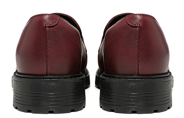 Туфли женские на платформе с низким верхом, серо-коричневые Clarks — фото 4