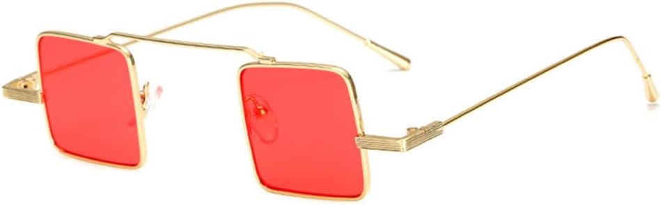 

Стильные маленькие металлические солнцезащитные очки в стиле стимпанк для мужчин и женщин, винтажные солнцезащитные очки, уличная мода, защита от ультрафиолета UV400 TYUVIVO, Gold Clearred