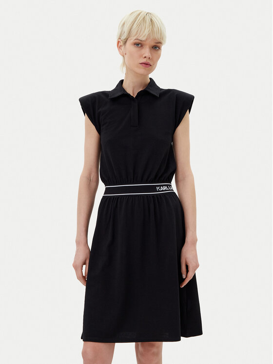 

Платье на каждый день стандартный крой A2W13038 Karl Lagerfeld, черный