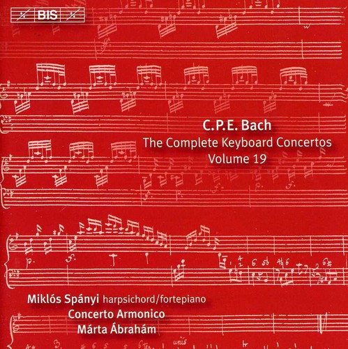 

CD диск Bach, C.P.E. / Spanyi / Concerto Armonico Budapest: Keyboard Concertos 19