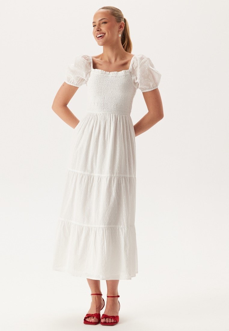 

Повседневное платье SMOCK Bubbleroom, белый