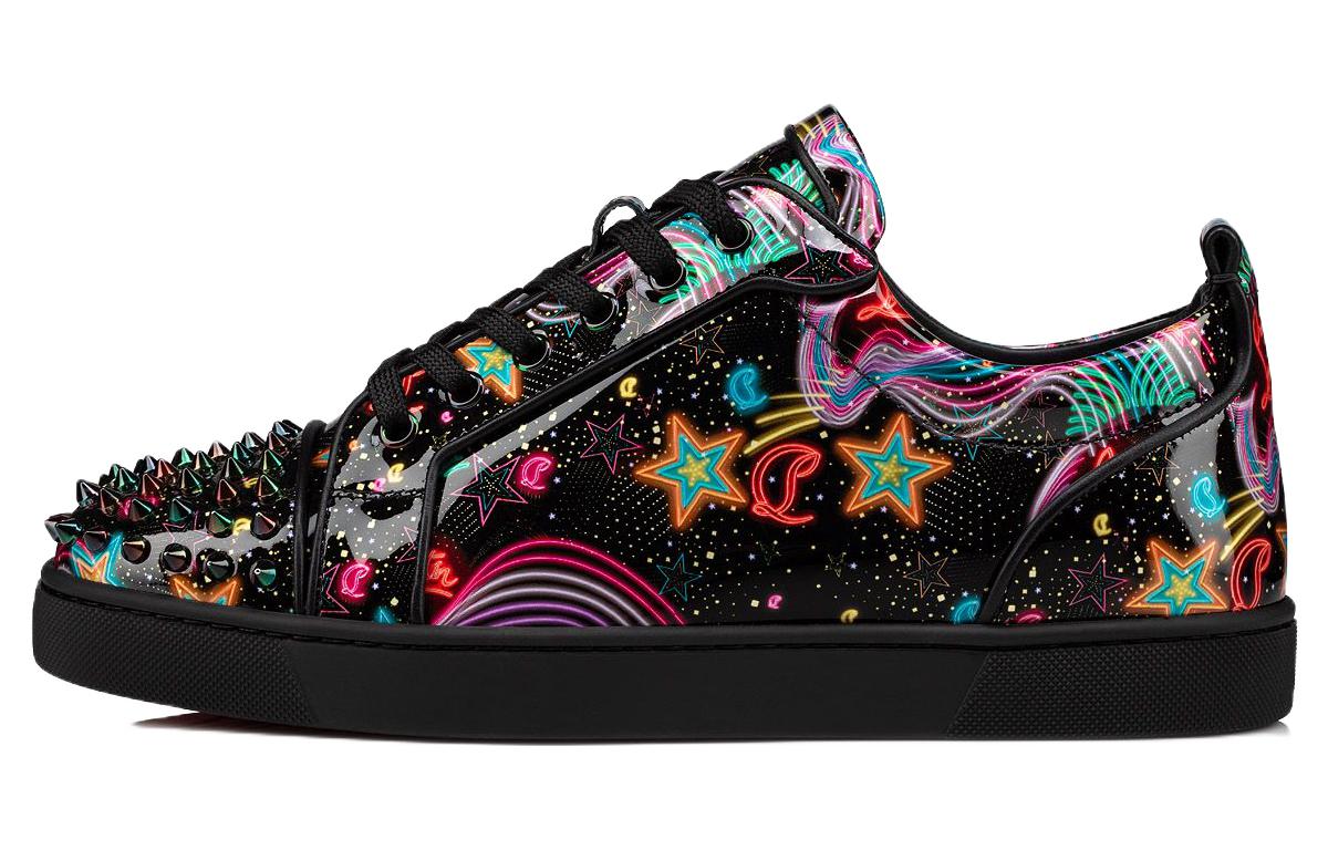 

Christian Louboutin Стильные мужские кроссовки для скейтбординга CL Louis Junior 1.0, черные
