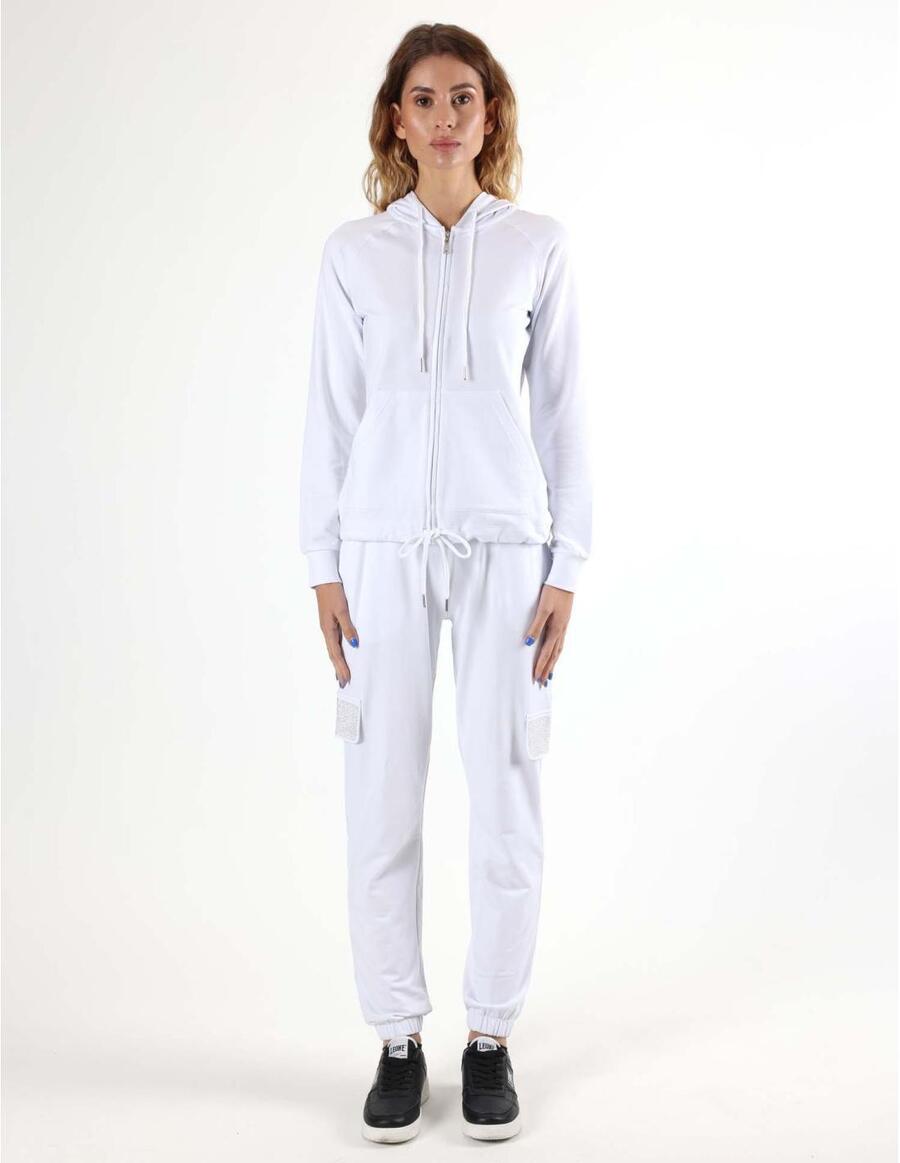 

LEONE 1947 APPAREL Женский спортивный костюм на молнии с капюшоном Leone Be Glam