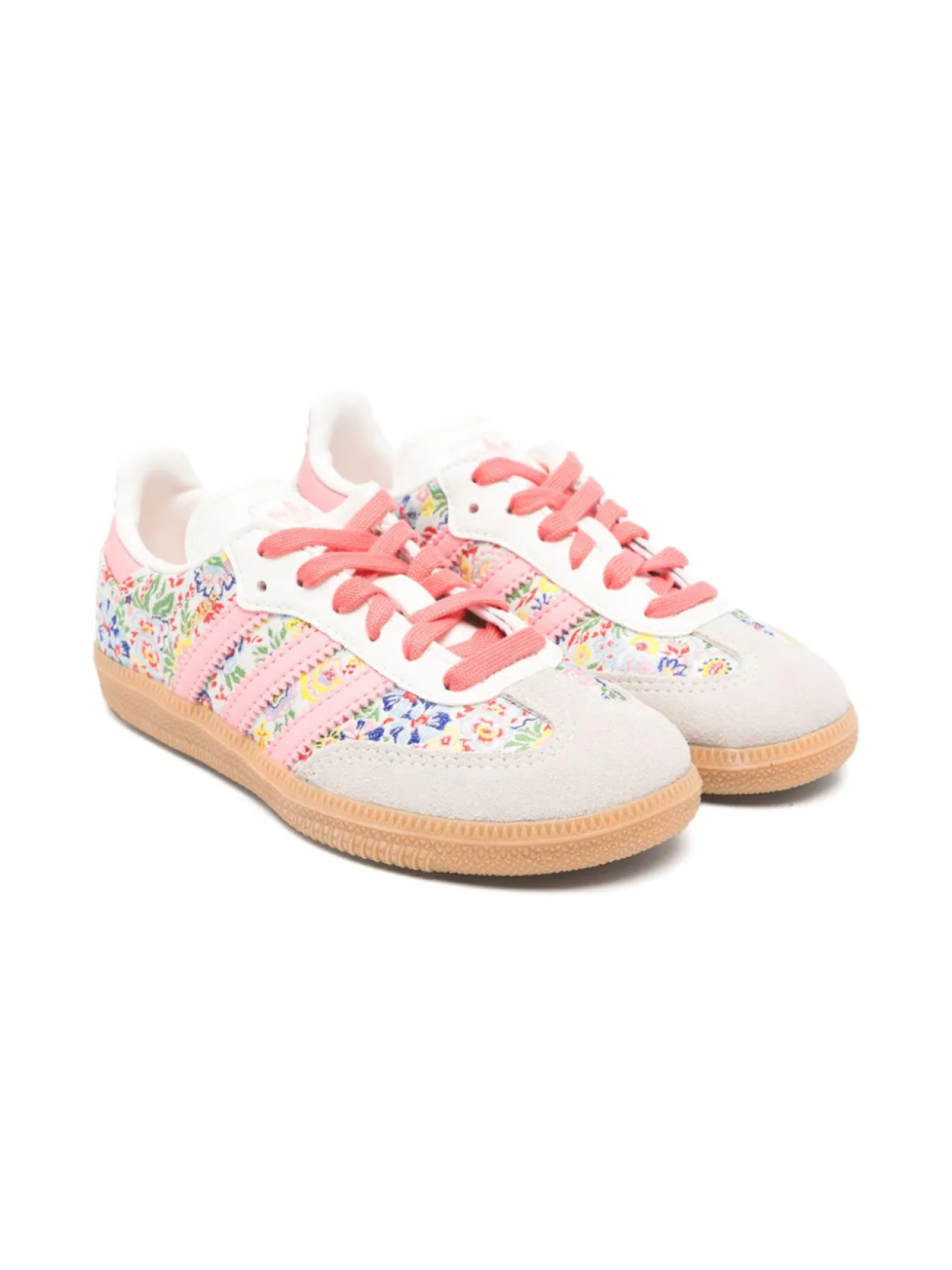

Кроссовки Adidas Kids с цветочным принтом, розовый