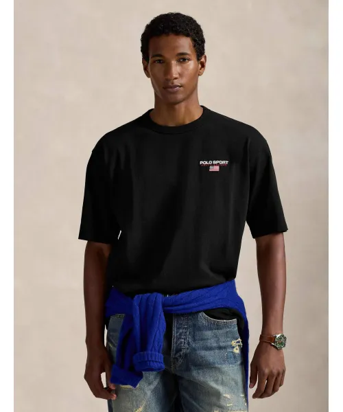

Футболка Relaxed fit Polo Ralph Lauren, черный