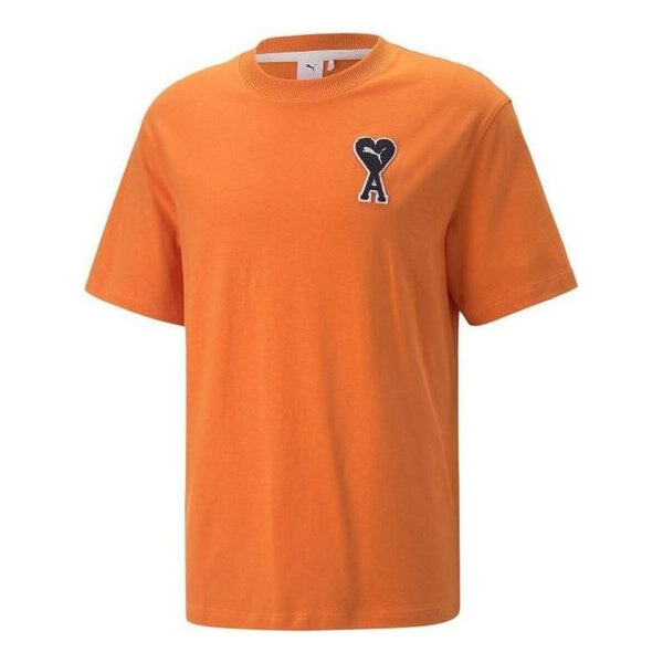 

Футболка x ami tee 'orange' Puma, оранжевый