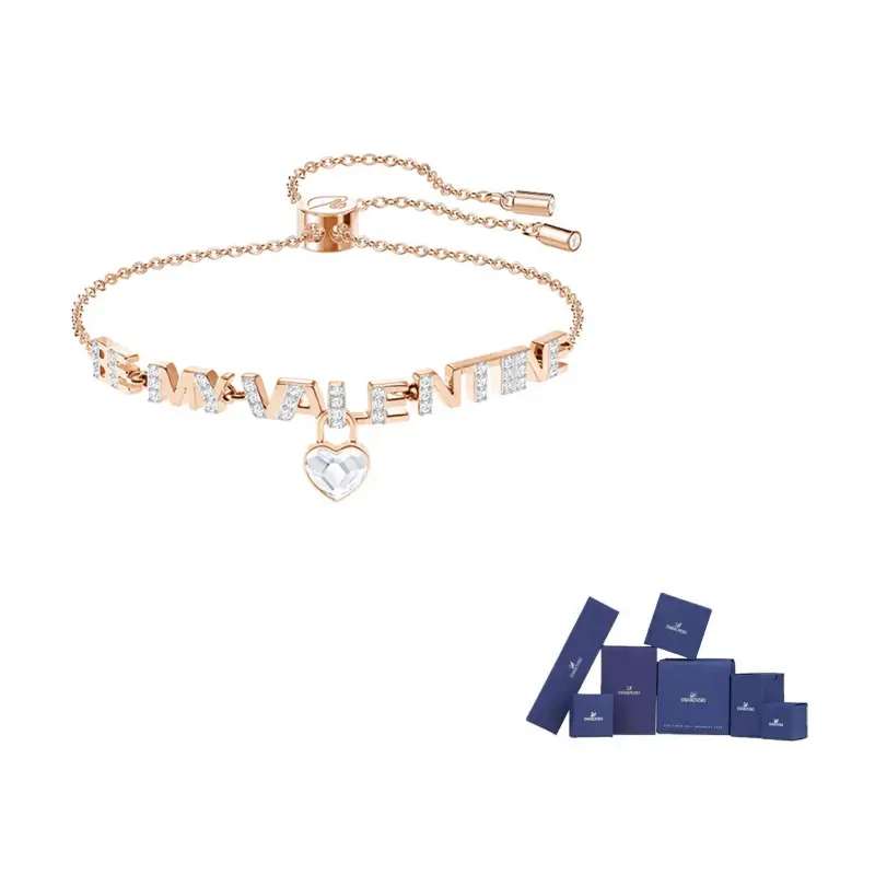 

Браслеты MELT YOUR HEART для женщин Swarovski, розовое золото-plated