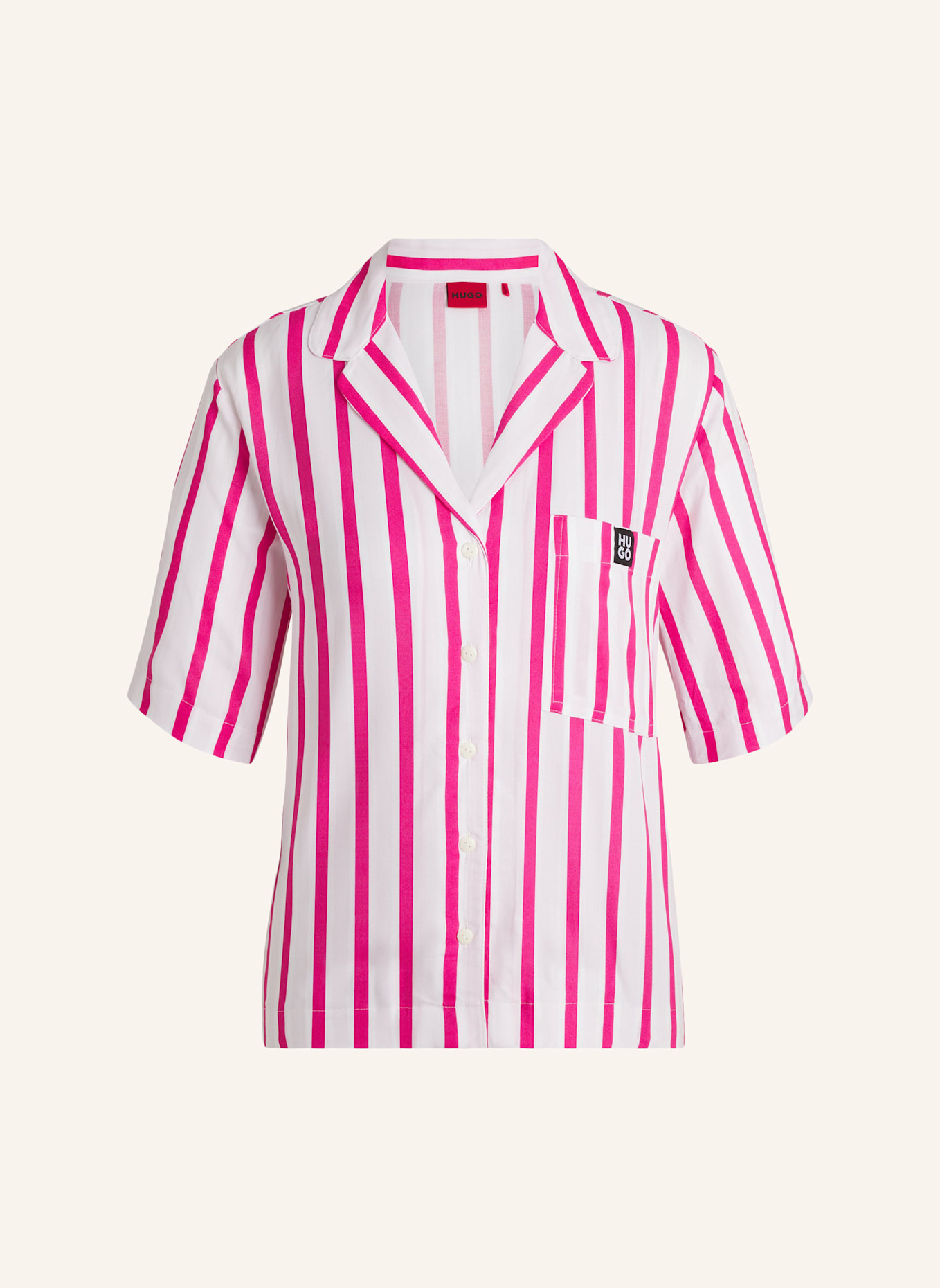 

Jade_Shirt свободный крой пижамного топа Hugo, розовый