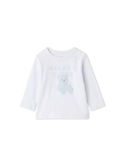 Плюшевая игрушка, футболка с длинными рукавами и одним узлом Gelato pique, BLU[086]
