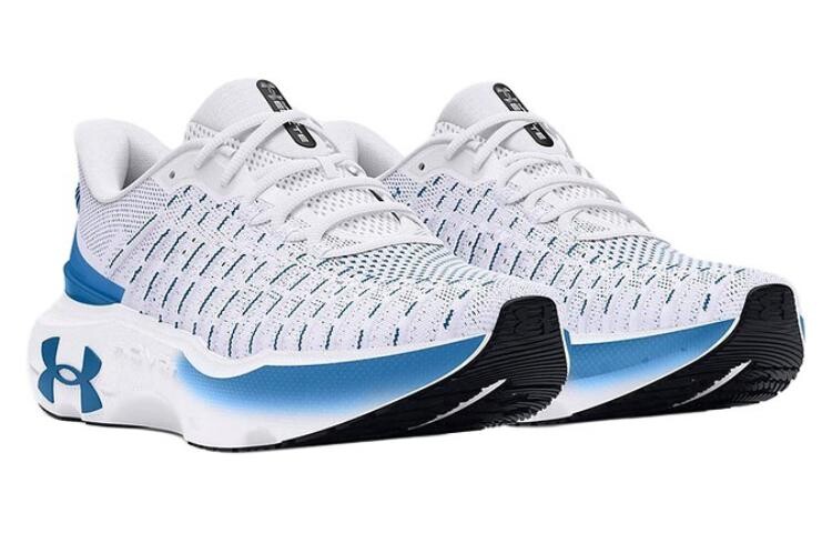 Кроссовки мужские низкие белые/синие Under Armour — фото 3