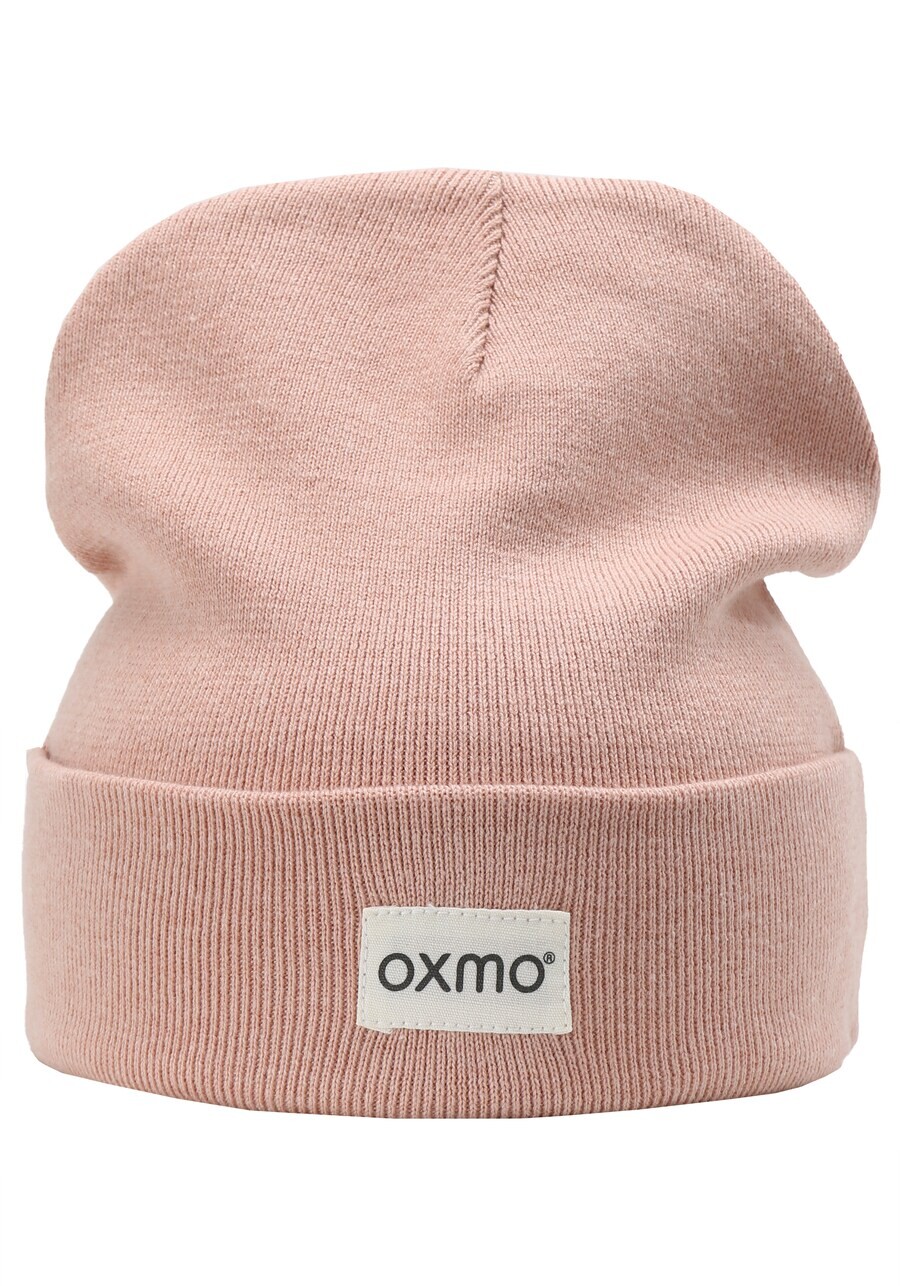 

Шапка Oxmo Beanie Biene, пастельно-розовый