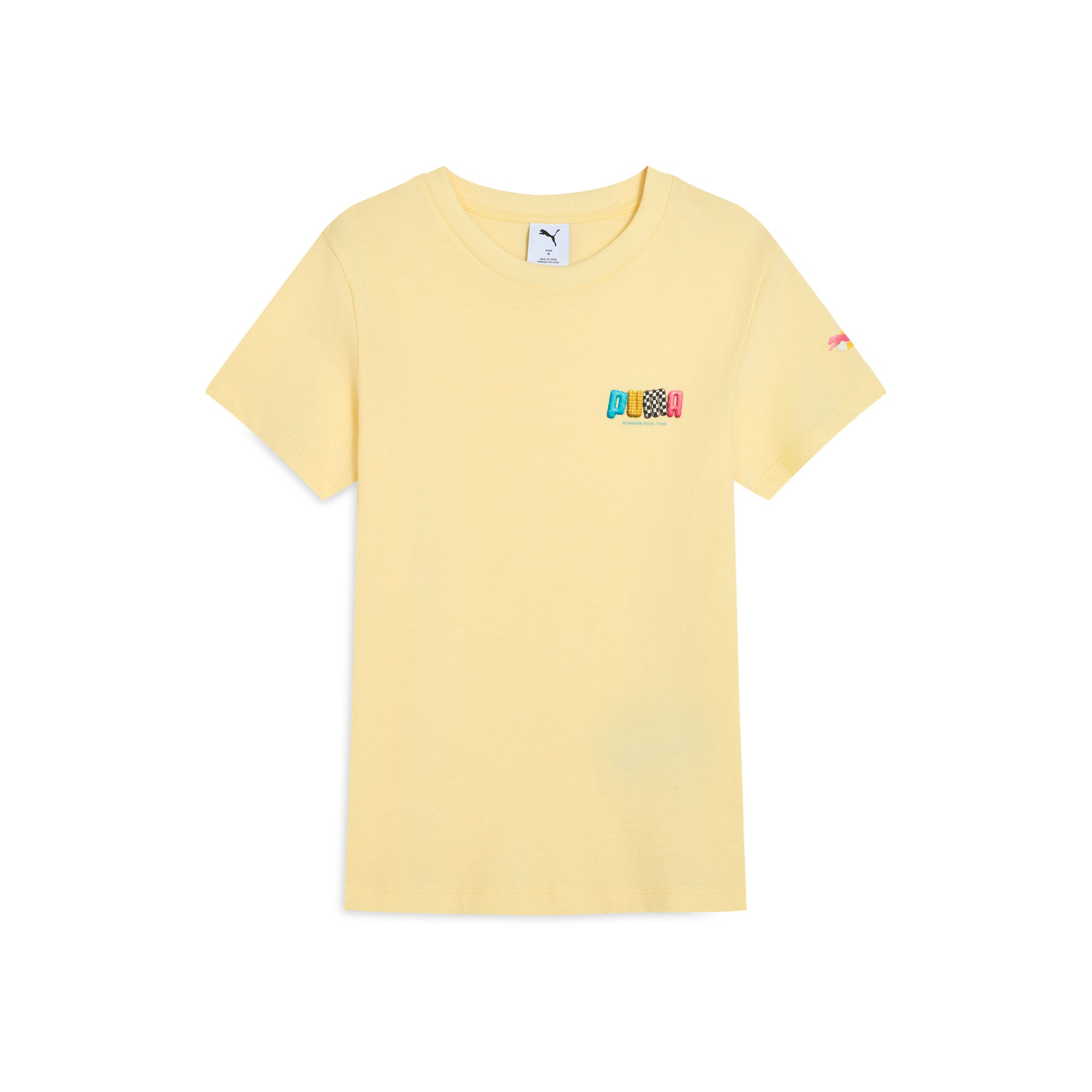 

PUMA Футболка с графическим принтом и удлиненным рукавом женская cream vanilla 33, Желтый, PUMA Футболка с графическим принтом и удлиненным рукавом женская cream vanilla 33