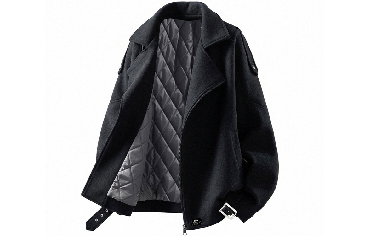 

Куртка Unisex Lapel Thickened ZIAREL, черный