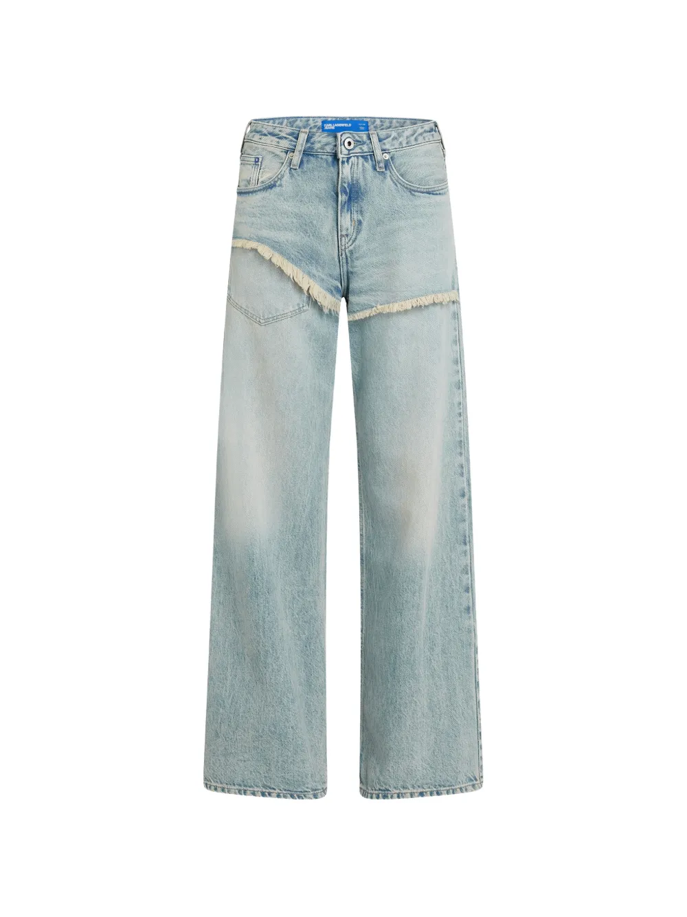 

Джинсы с бахромой Karl Lagerfeld Jeans, синий