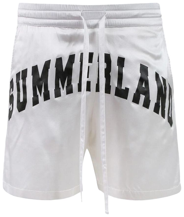 

Шелковые шорты Nahmias Summerland цвета слоновой кости