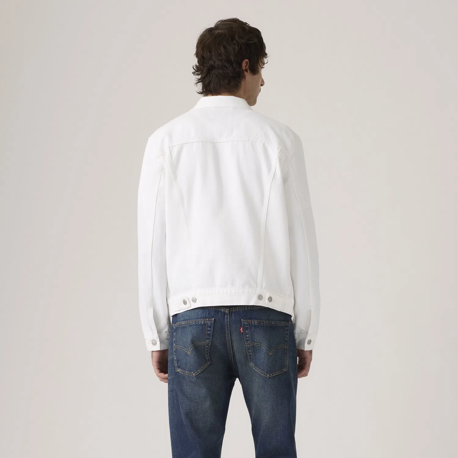 Куртка дальнобойщика Levi's, White — фото 4