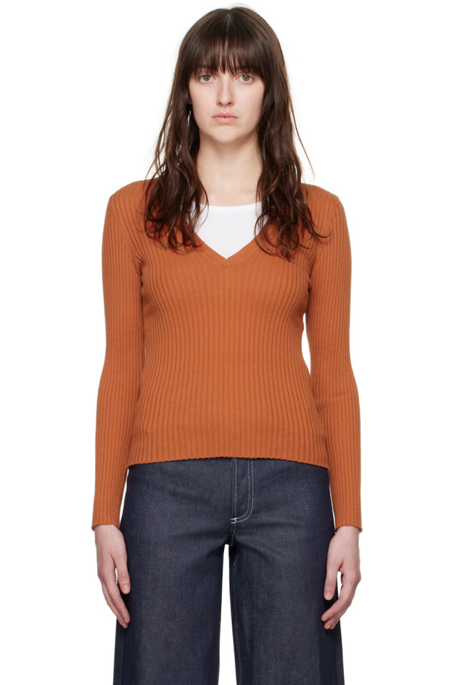 

свитер Camille из коллекции Кэти Холмс A.P.C., цвет terracotta