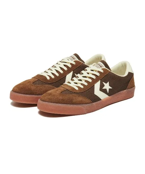 Мужские кеды из канваса и замши CONVERSE ROADCLASSIC SK OX коричневые